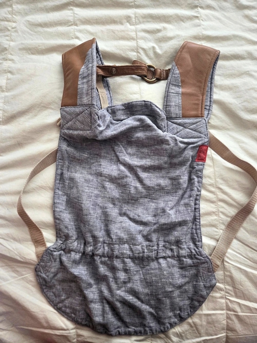 Sakura Bloom Onbuhimo Basics Gray Linen Baby